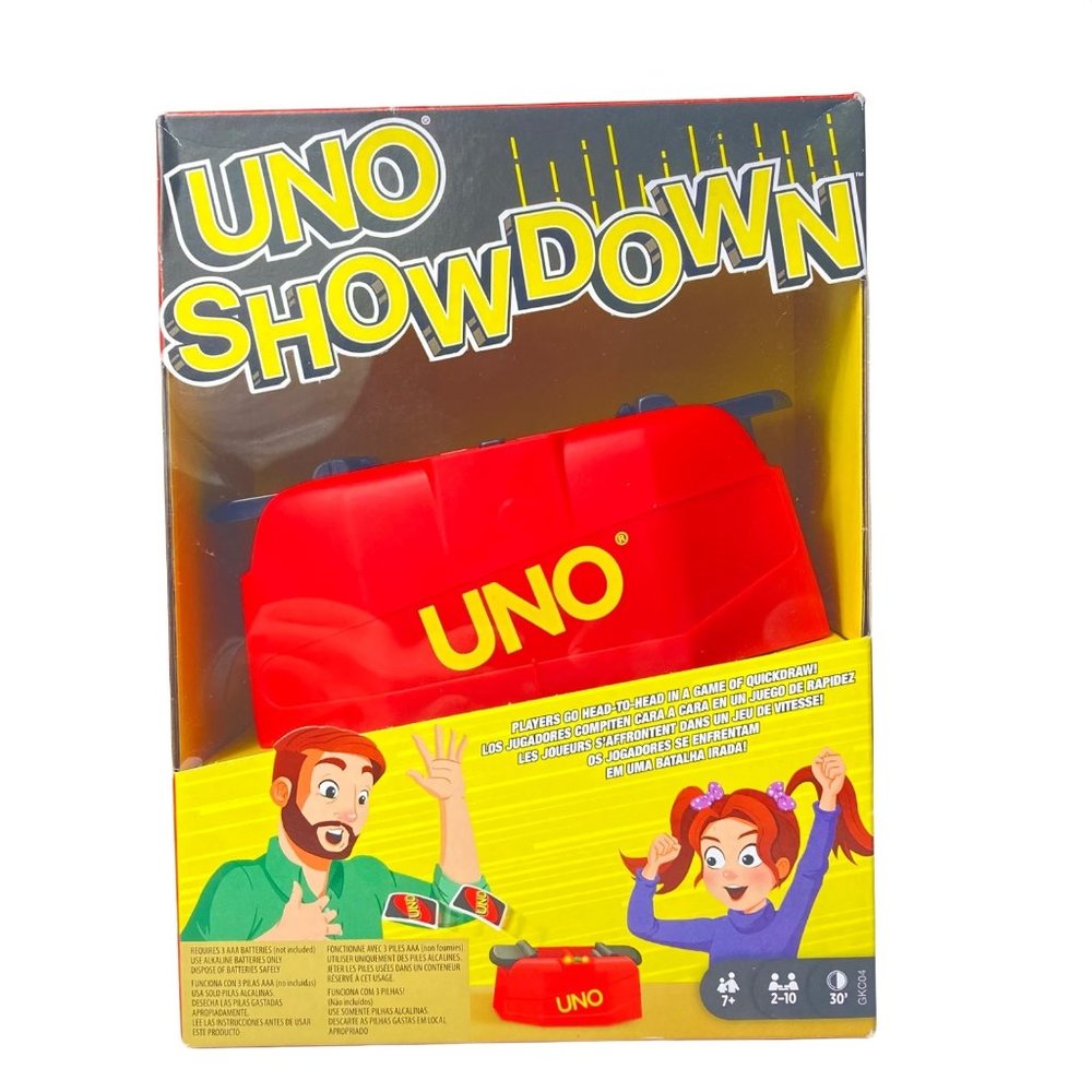 NEW UNO Showdown Electronic Card Game. A Card Shooting Smackdown